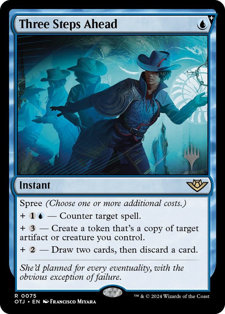 Three Steps Ahead (Promo Pack) [Outlaws of Thunder Junction Promos] | Good Games North