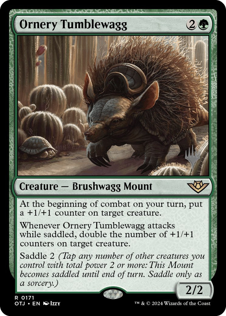 Ornery Tumblewagg (Promo Pack) [Outlaws of Thunder Junction Promos] | Good Games North