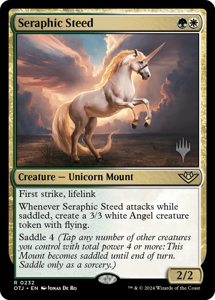 Seraphic Steed (Promo Pack) [Outlaws of Thunder Junction Promos] | Good Games North