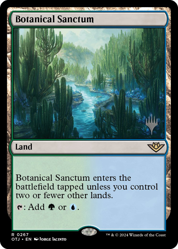 Botanical Sanctum (Promo Pack) [Outlaws of Thunder Junction Promos] | Good Games North
