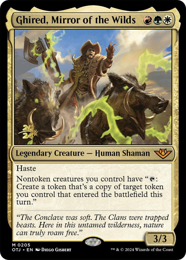 Ghired, Mirror of the Wilds [Outlaws of Thunder Junction Prerelease Promos] | Good Games North