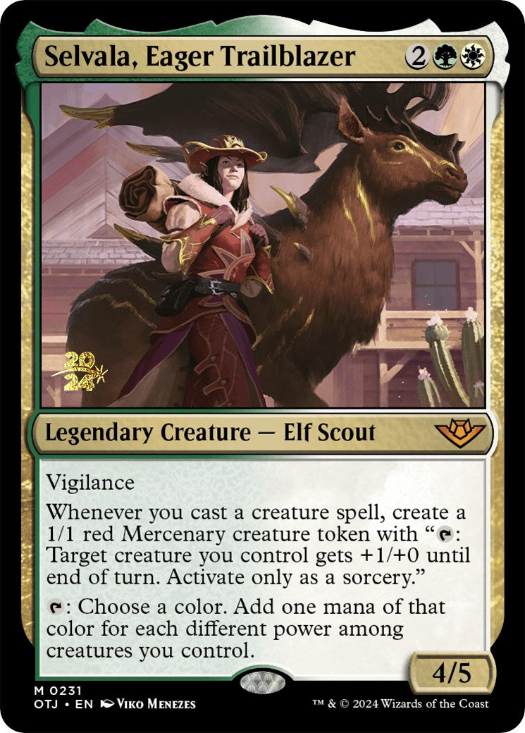 Selvala, Eager Trailblazer [Outlaws of Thunder Junction Prerelease Promos] | Good Games North