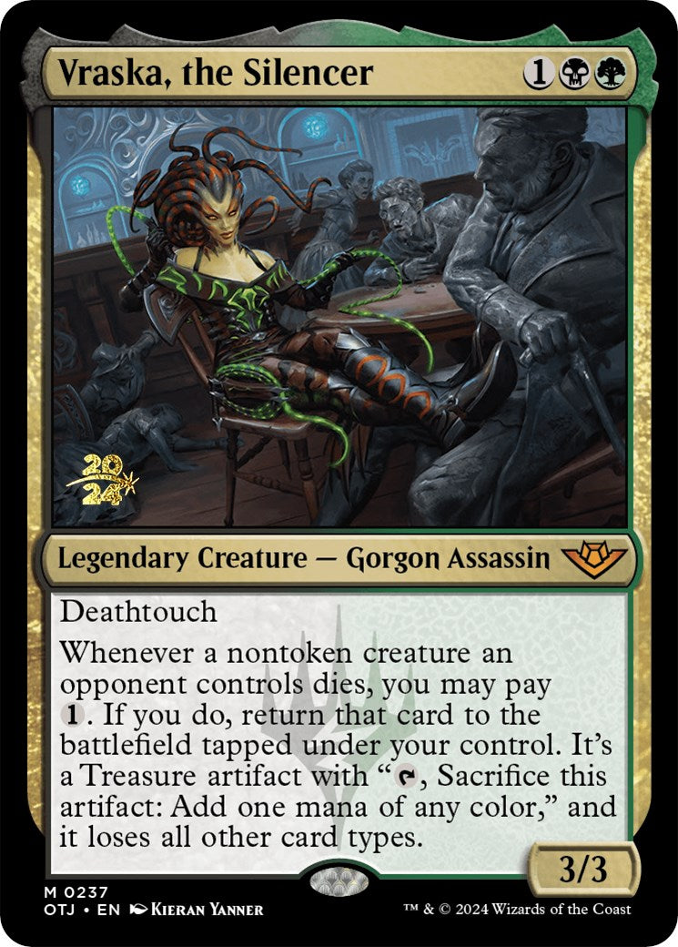 Vraska, the Silencer [Outlaws of Thunder Junction Prerelease Promos] | Good Games North