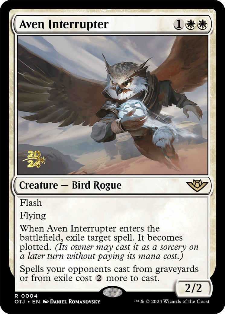 Aven Interrupter [Outlaws of Thunder Junction Prerelease Promos] | Good Games North