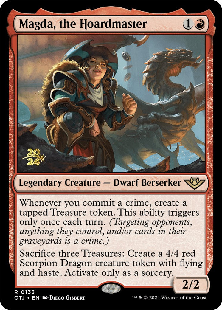 Magda, the Hoardmaster [Outlaws of Thunder Junction Prerelease Promos] | Good Games North