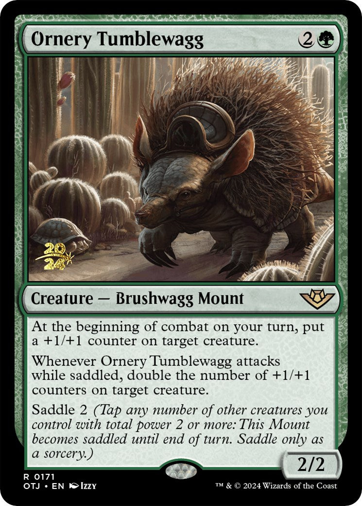 Ornery Tumblewagg [Outlaws of Thunder Junction Prerelease Promos] | Good Games North