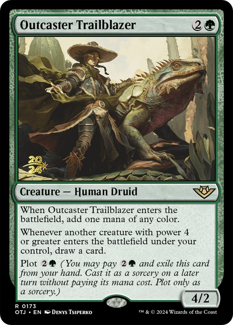 Outcaster Trailblazer [Outlaws of Thunder Junction Prerelease Promos] | Good Games North
