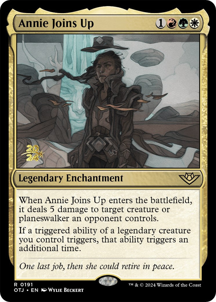 Annie Joins Up [Outlaws of Thunder Junction Prerelease Promos] | Good Games North