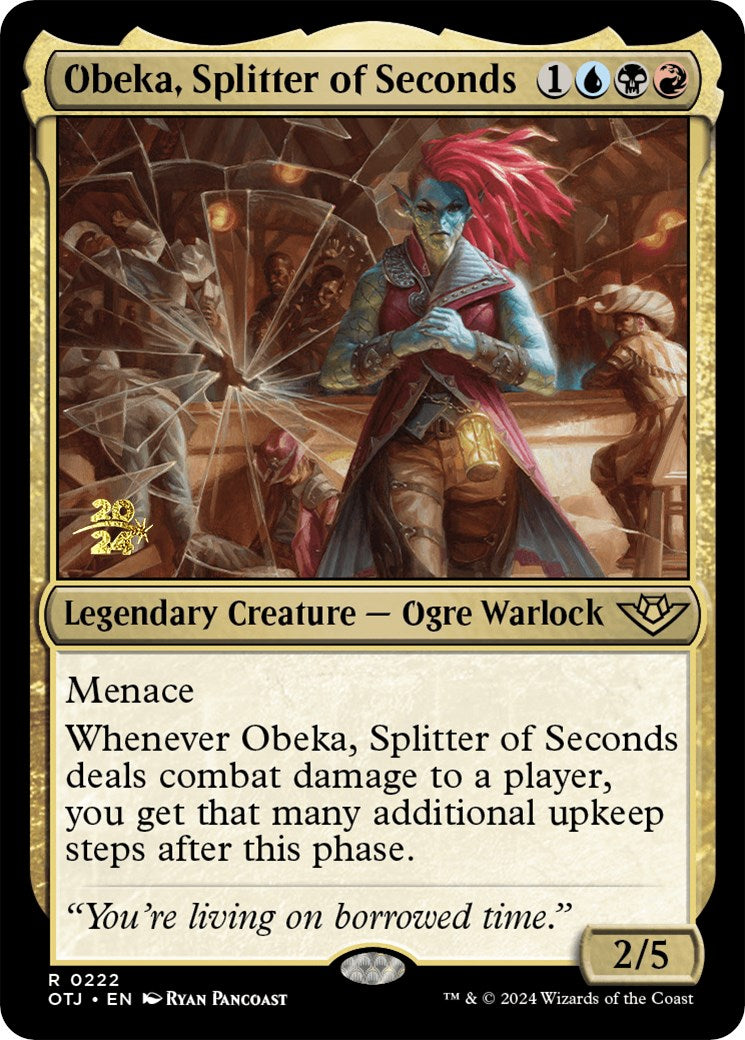 Obeka, Splitter of Seconds [Outlaws of Thunder Junction Prerelease Promos] | Good Games North