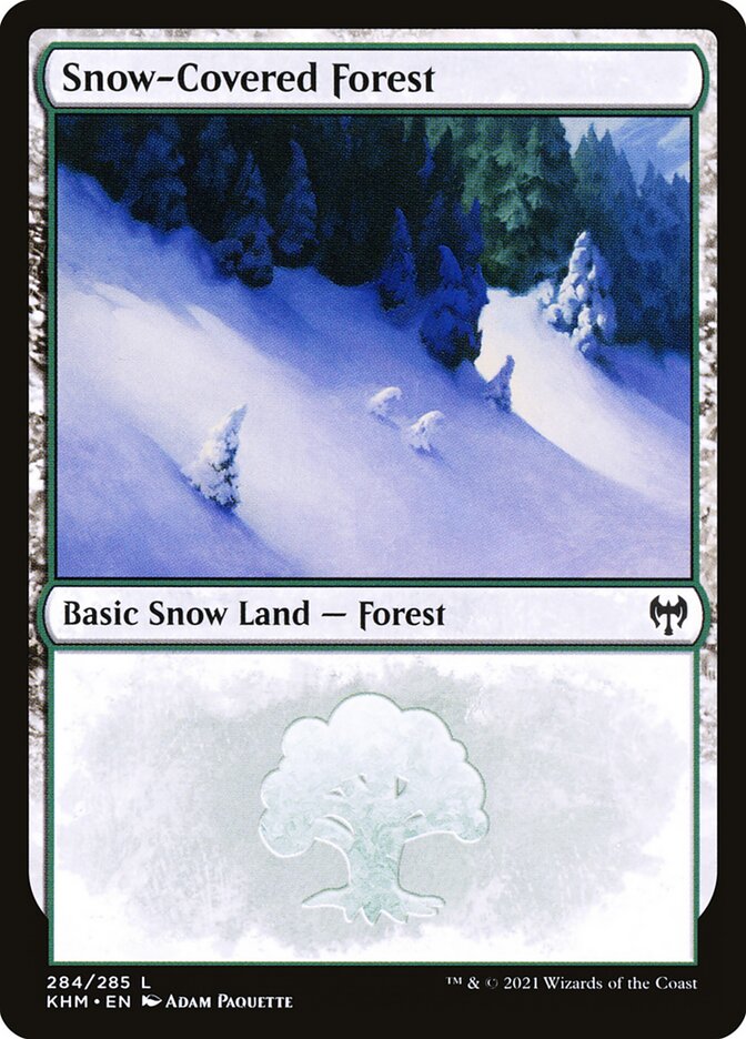 Snow-Covered Forest 284/285 (Kaldheim)  - Foil | Good Games North