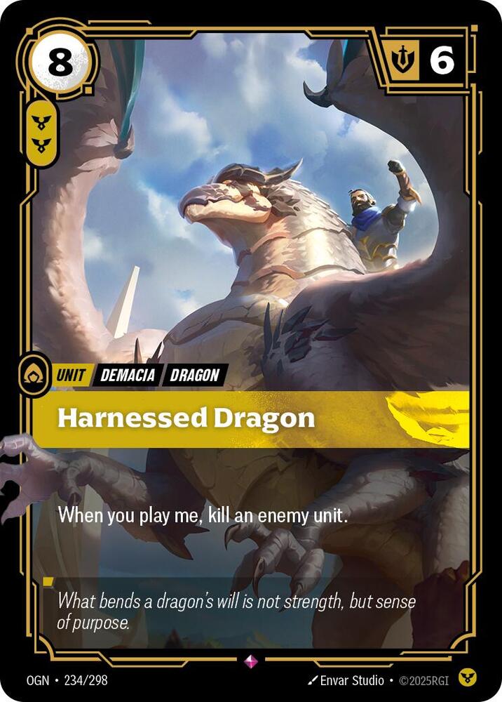 Harnessed Dragon (Origins)  - Foil | Good Games North