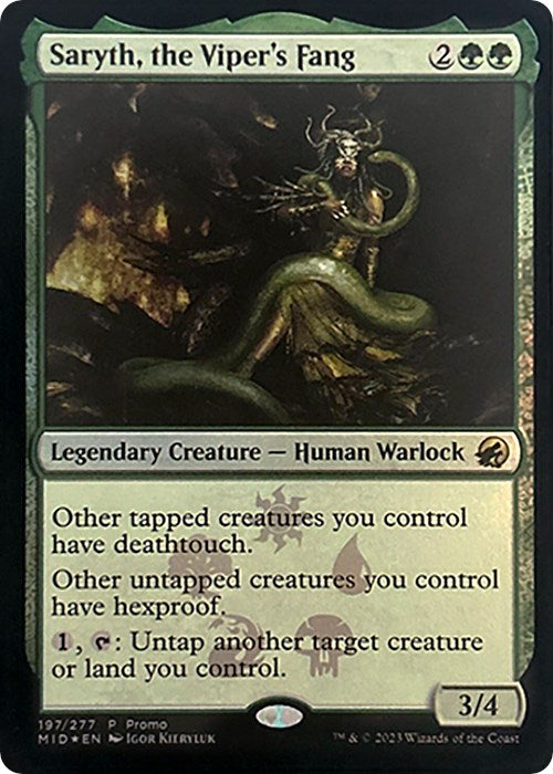 Saryth, the Viper's Fang [Media Promos] | Good Games North