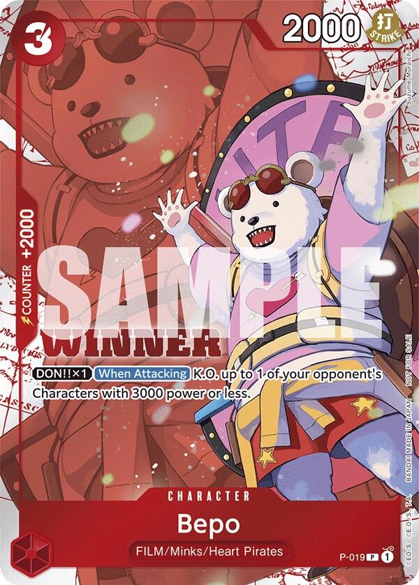 Bepo (Winner Pack Vol. 7) [One Piece Promotion Cards] | Good Games North