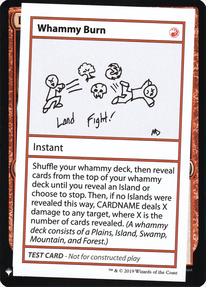 Whammy Burn [Mystery Booster Playtest Cards] | Good Games North