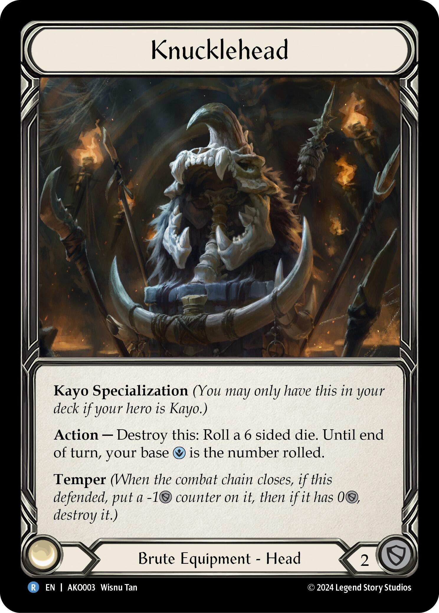 Knucklehead [AKO003] (Armory Deck: Kayo) | Good Games North