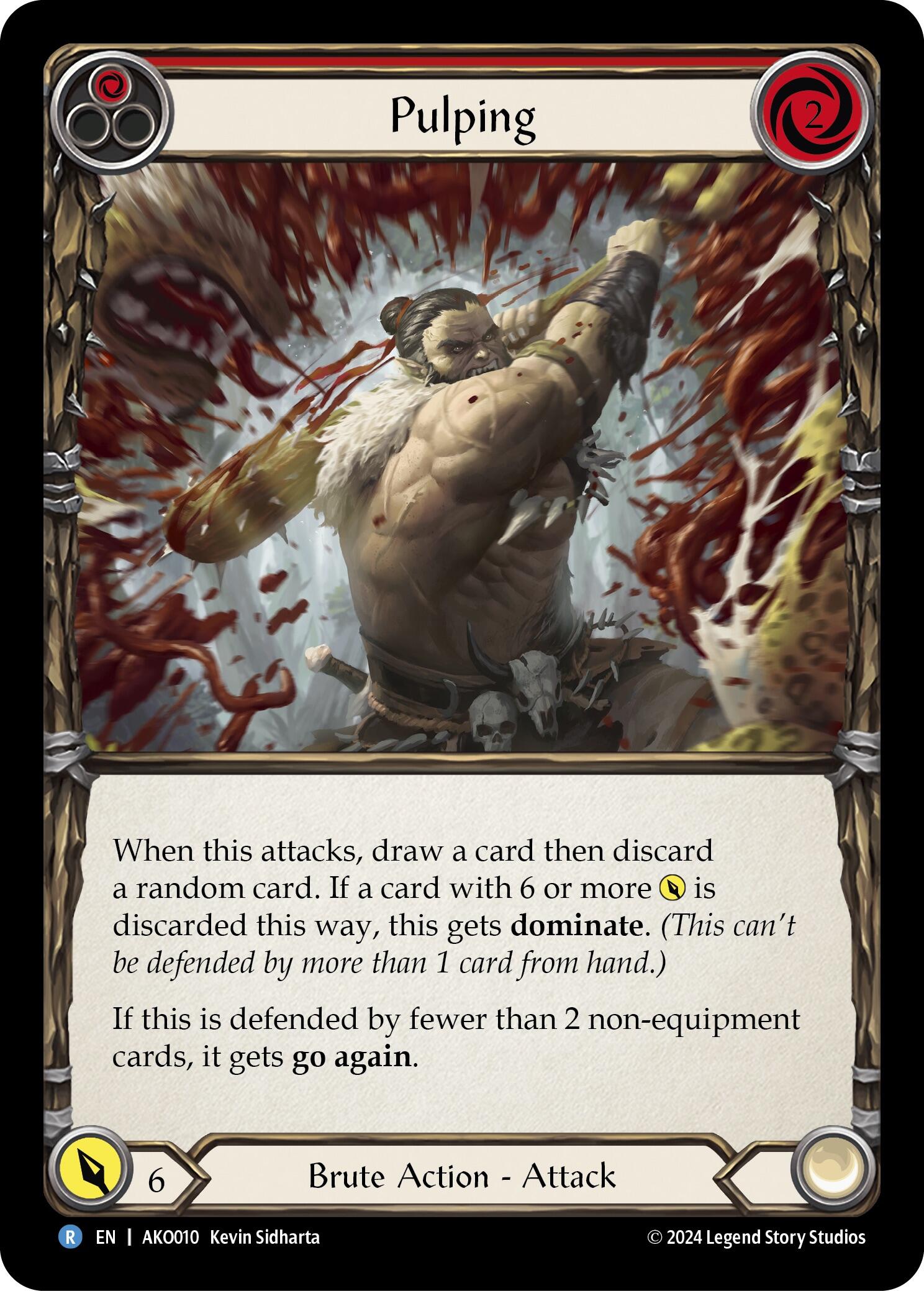 Pulping (Red) [AKO010] (Armory Deck: Kayo) | Good Games North