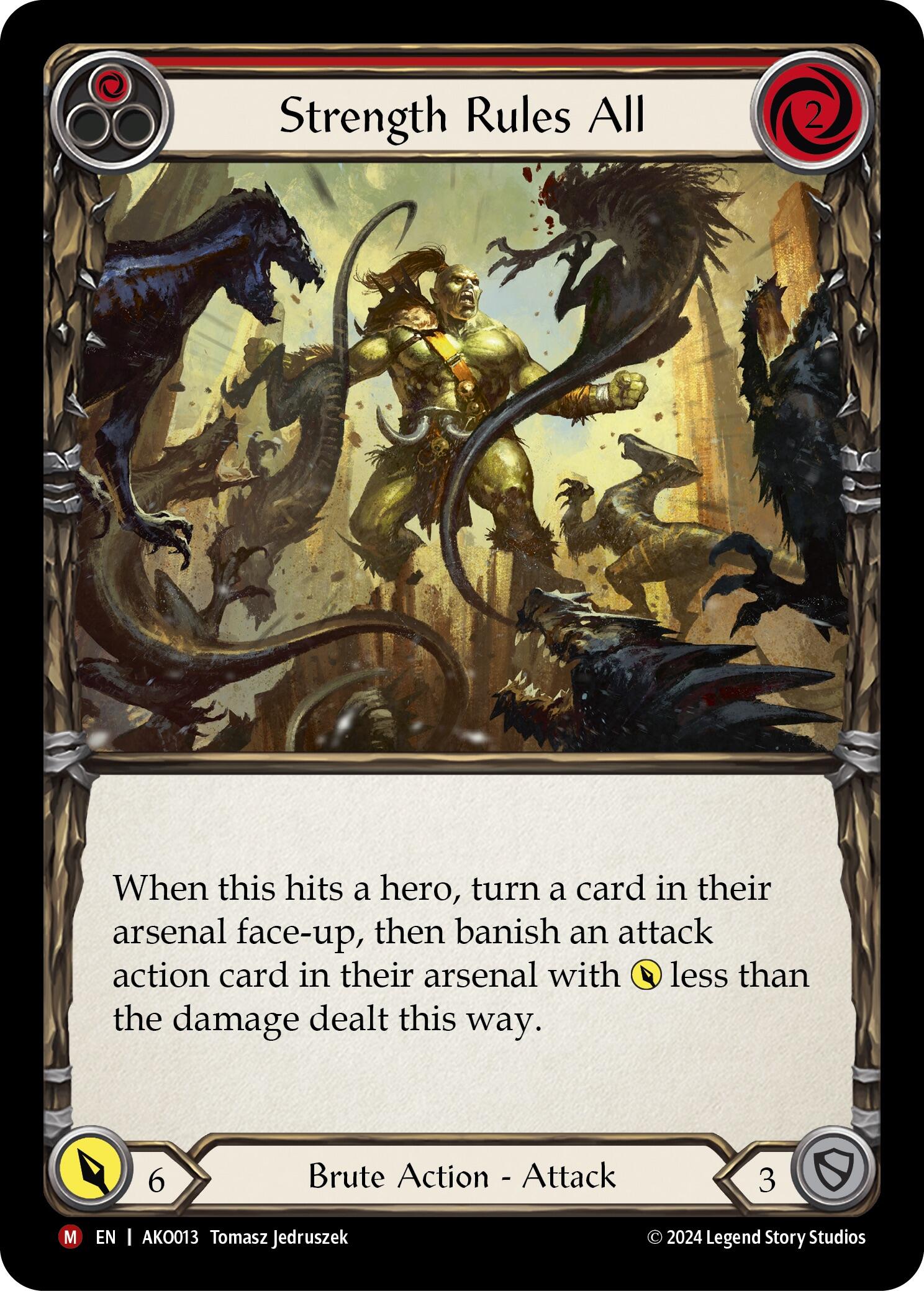 Strength Rules All [AKO013] (Armory Deck: Kayo) | Good Games North