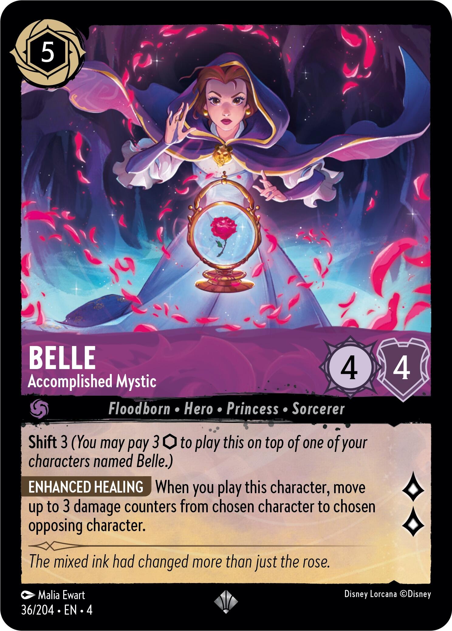 Belle - Accomplished Mystic (36/204) [Ursula's Return] | Good Games North