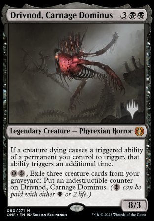 Drivnod, Carnage Dominus (Promo Pack) [Phyrexia: All Will Be One Promos] | Good Games North