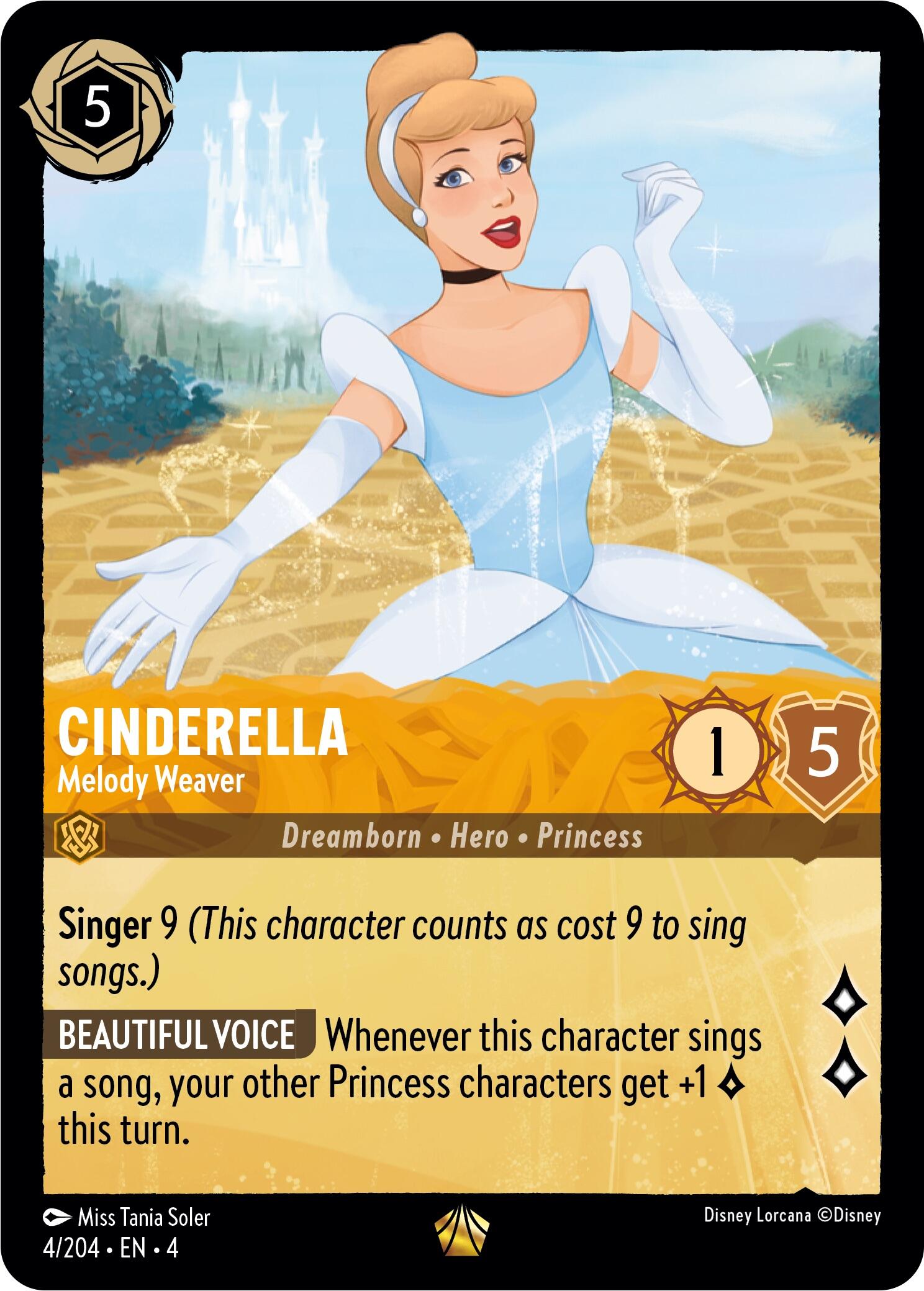 Cinderella - Melody Weaver (4/204) [Ursula's Return] | Good Games North
