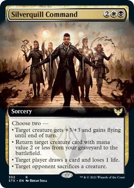 Silverquill Command Extended Art 352/275 (Strixhaven: School of Mages)  - Foil | Good Games North