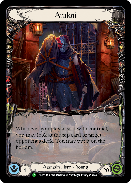 Arakni [HER073] (Promo)  Cold Foil | Good Games North
