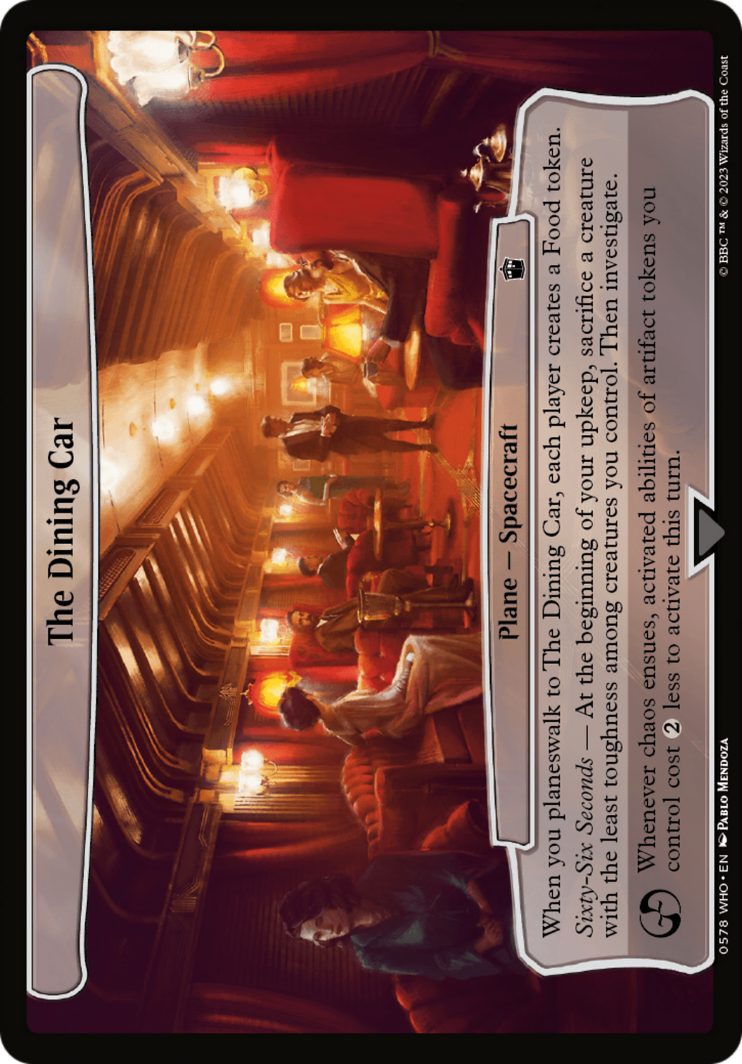 The Dining Car [Doctor Who] | Good Games North