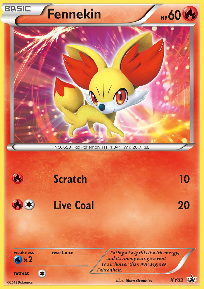 Fennekin (XY02) [XY: Black Star Promos] | Good Games North