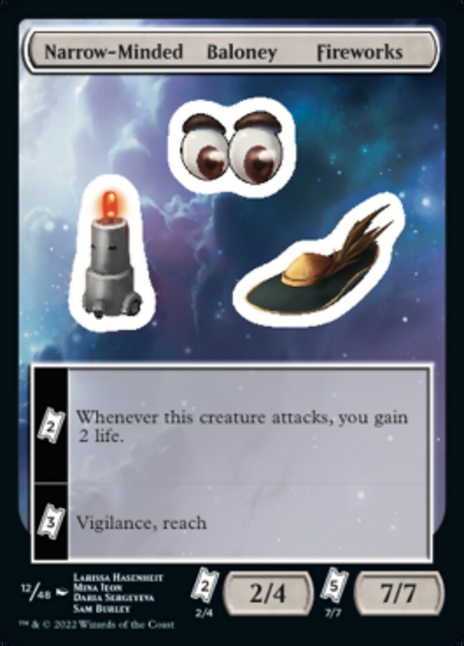 Narrow-Minded Baloney Fireworks [Unfinity Stickers] | Good Games North