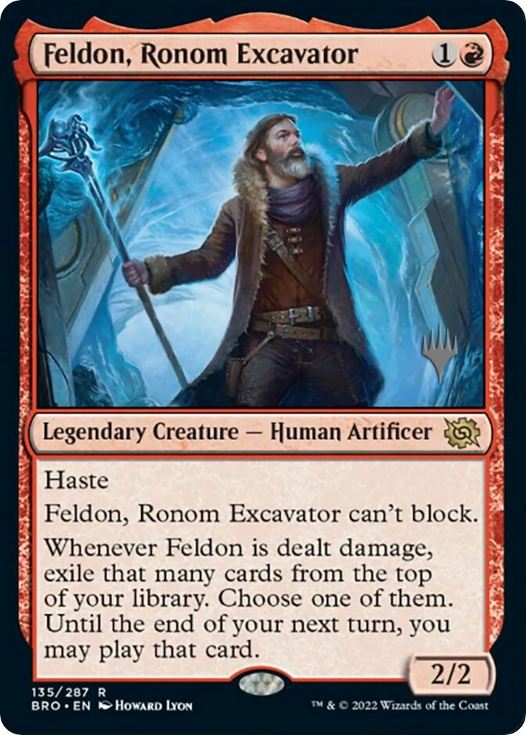 Feldon, Ronom Excavator (Promo Pack) [The Brothers' War Promos] | Good Games North