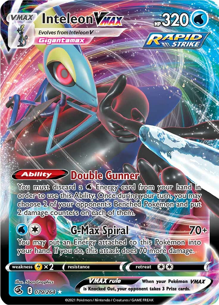 Inteleon VMAX (079/264) [Sword & Shield: Fusion Strike] | Good Games North