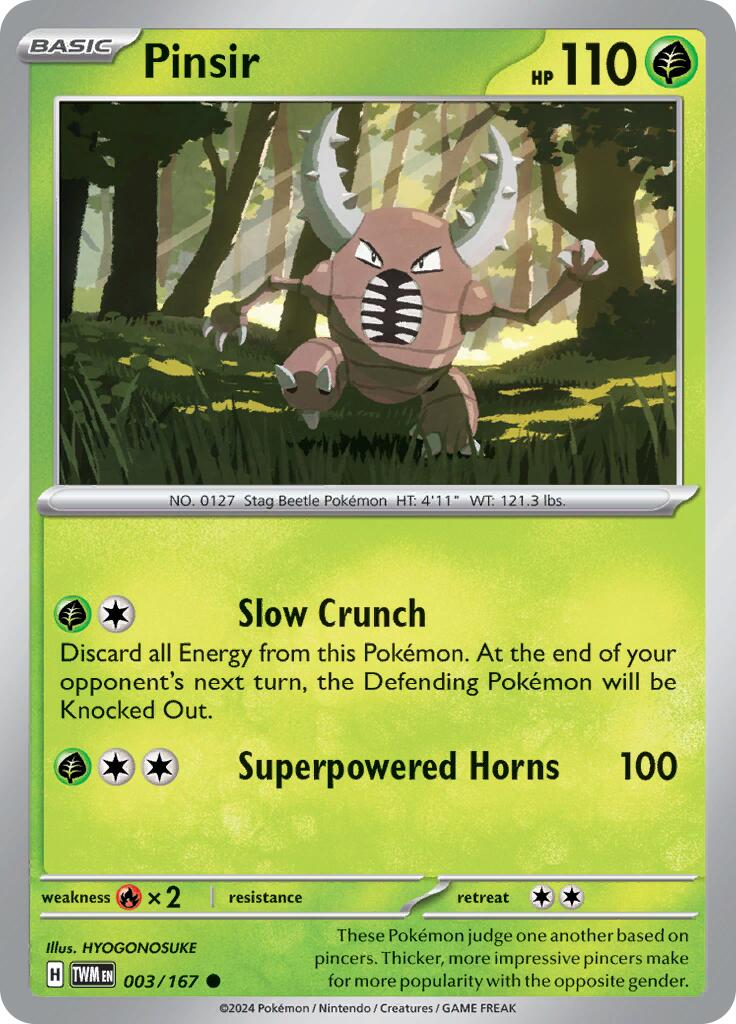 Pinsir (003/167) [Scarlet & Violet: Twilight Masquerade] | Good Games North