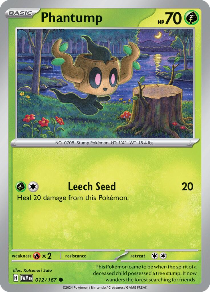 Phantump (012/167) [Scarlet & Violet: Twilight Masquerade] | Good Games North