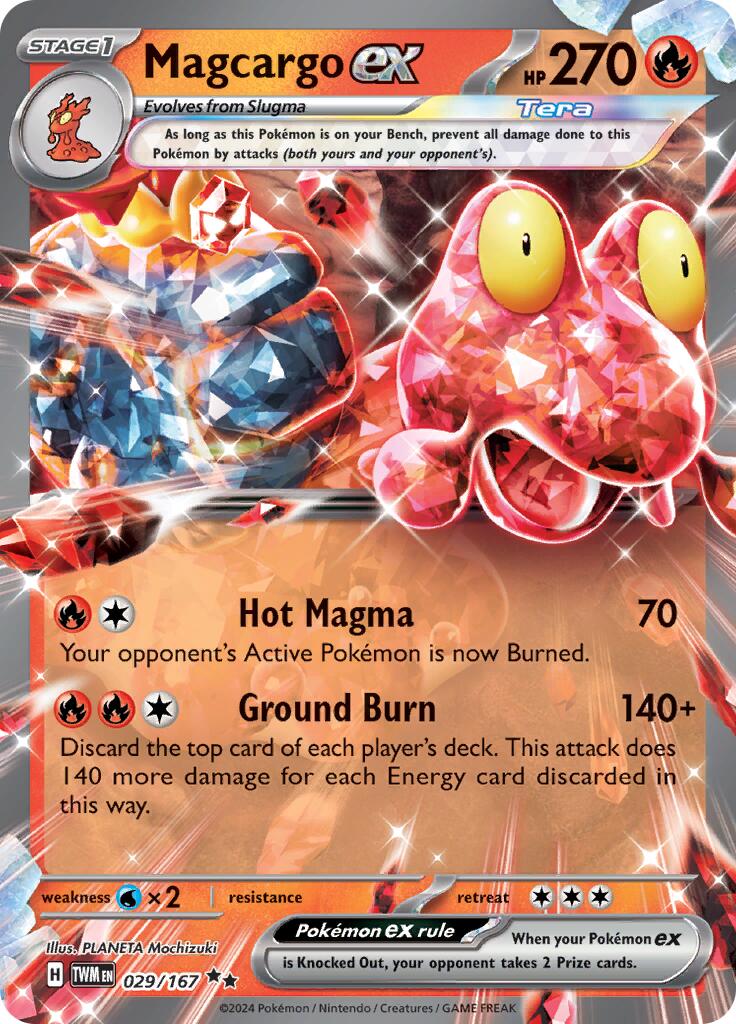 Magcargo ex (029/167) [Scarlet & Violet: Twilight Masquerade] | Good Games North