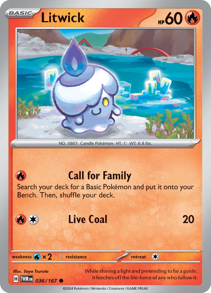 Litwick (036/167) [Scarlet & Violet: Twilight Masquerade] | Good Games North