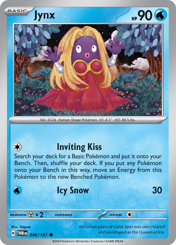 Jynx (046/167) [Scarlet & Violet: Twilight Masquerade] | Good Games North