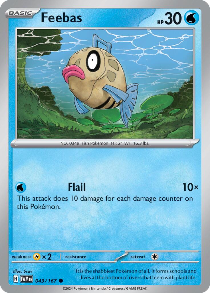 Feebas (049/167) [Scarlet & Violet: Twilight Masquerade] | Good Games North