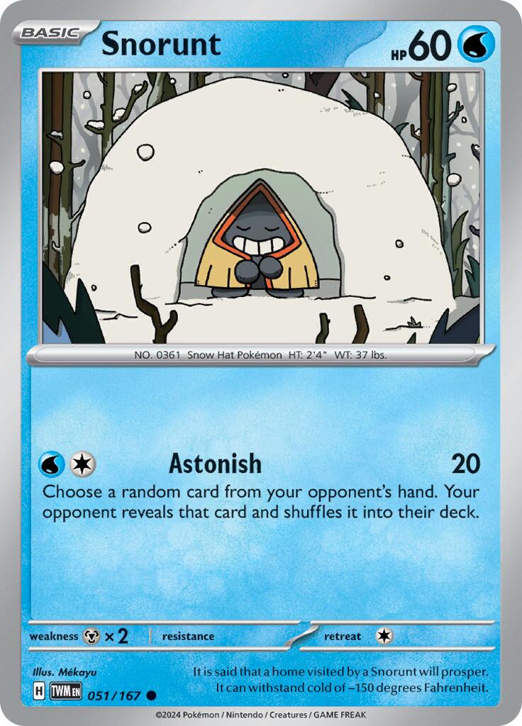 Snorunt (051/167) [Scarlet & Violet: Twilight Masquerade] | Good Games North
