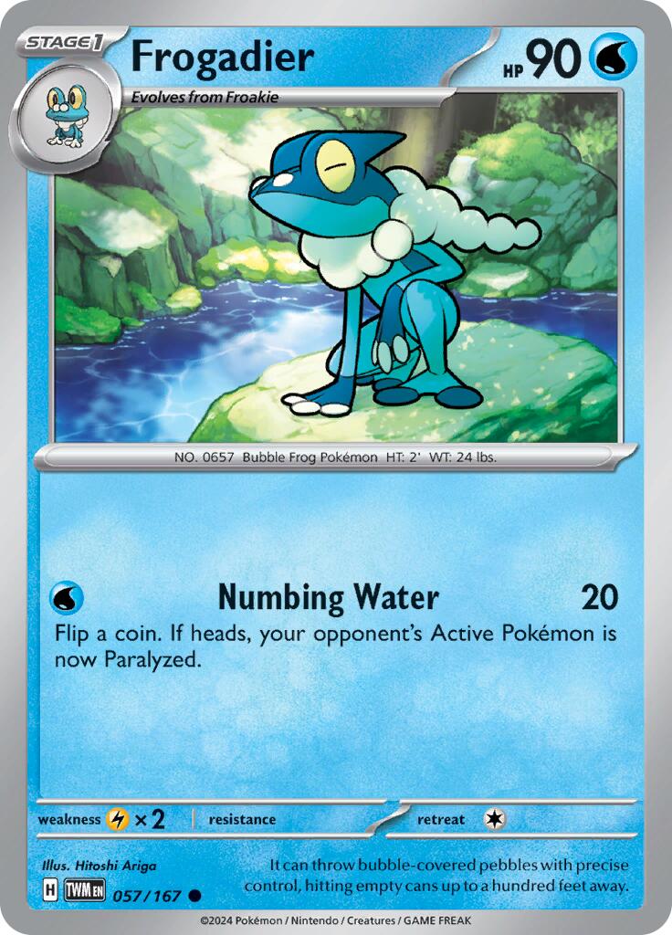 Frogadier (057/167) [Scarlet & Violet: Twilight Masquerade] | Good Games North