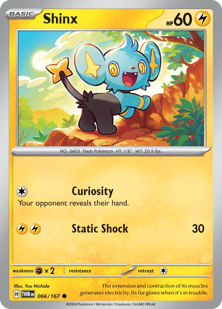 Shinx (066/167) [Scarlet & Violet: Twilight Masquerade] | Good Games North