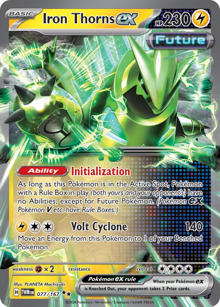 Iron Thorns ex (077/167) [Scarlet & Violet: Twilight Masquerade] | Good Games North