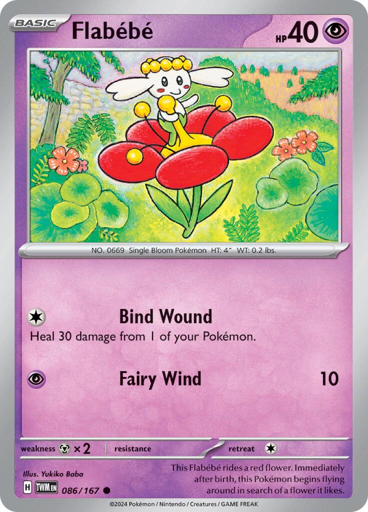 Flabebe (086/167) [Scarlet & Violet: Twilight Masquerade] | Good Games North