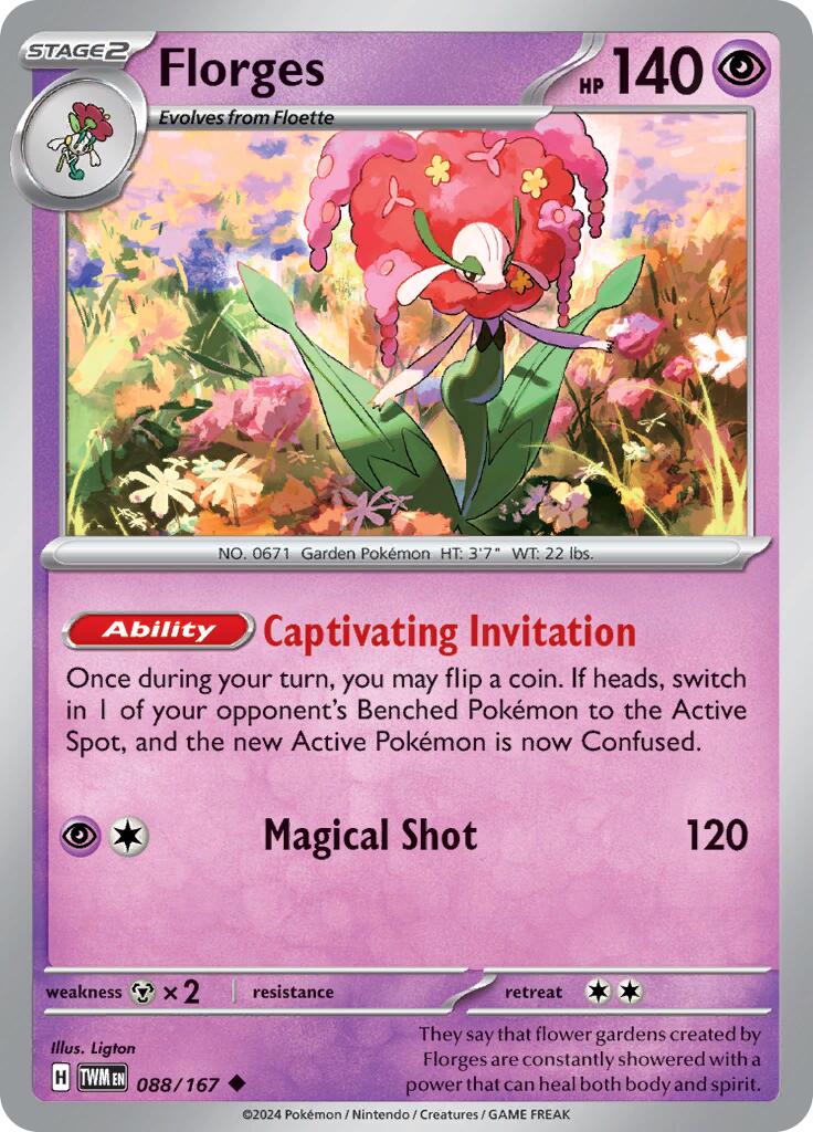 Florges (088/167) [Scarlet & Violet: Twilight Masquerade] | Good Games North