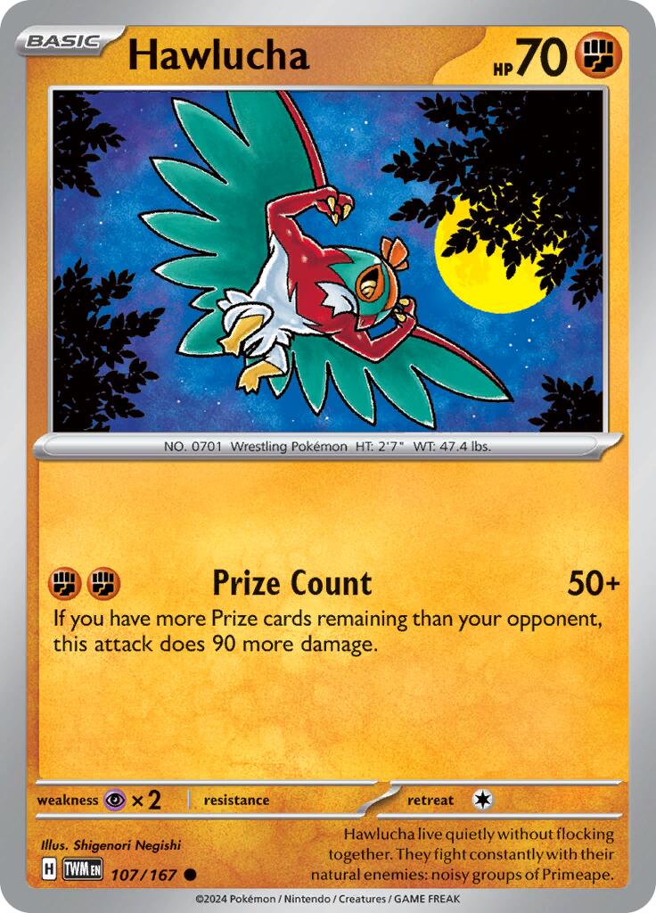 Hawlucha (107/167) [Scarlet & Violet: Twilight Masquerade] | Good Games North