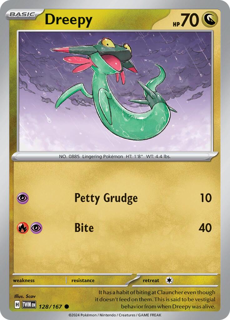 Dreepy (128/167) [Scarlet & Violet: Twilight Masquerade] | Good Games North