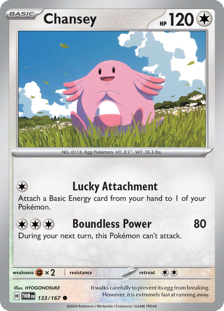 Chansey (133/167) [Scarlet & Violet: Twilight Masquerade] | Good Games North