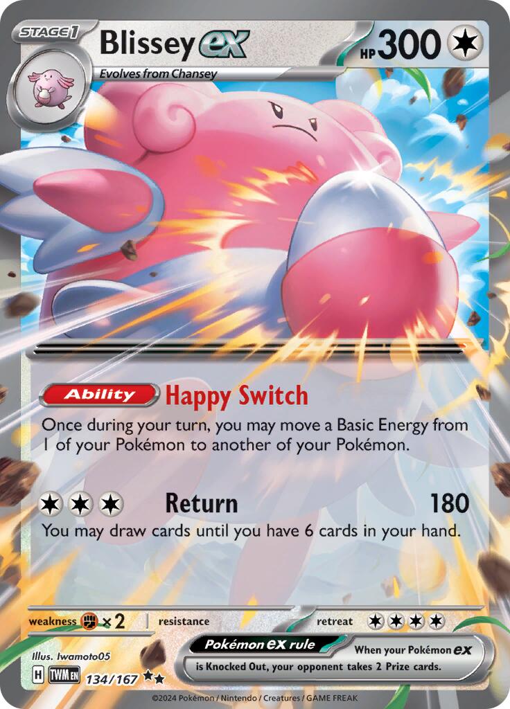 Blissey ex (134/167) [Scarlet & Violet: Twilight Masquerade] | Good Games North