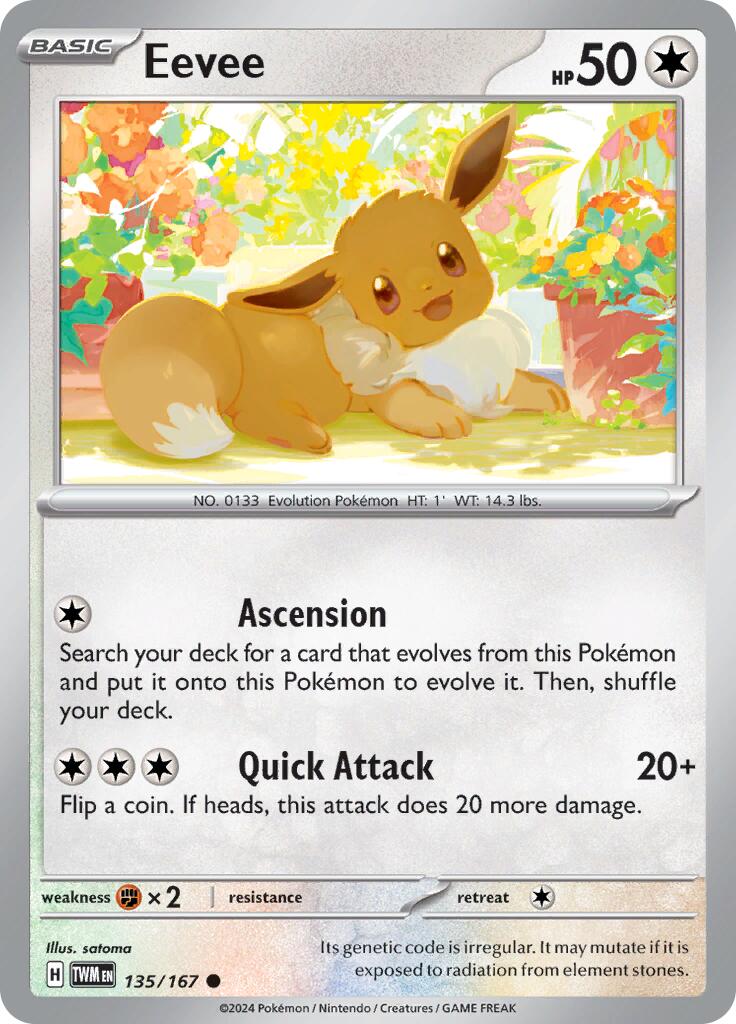 Eevee (135/167) [Scarlet & Violet: Twilight Masquerade] | Good Games North