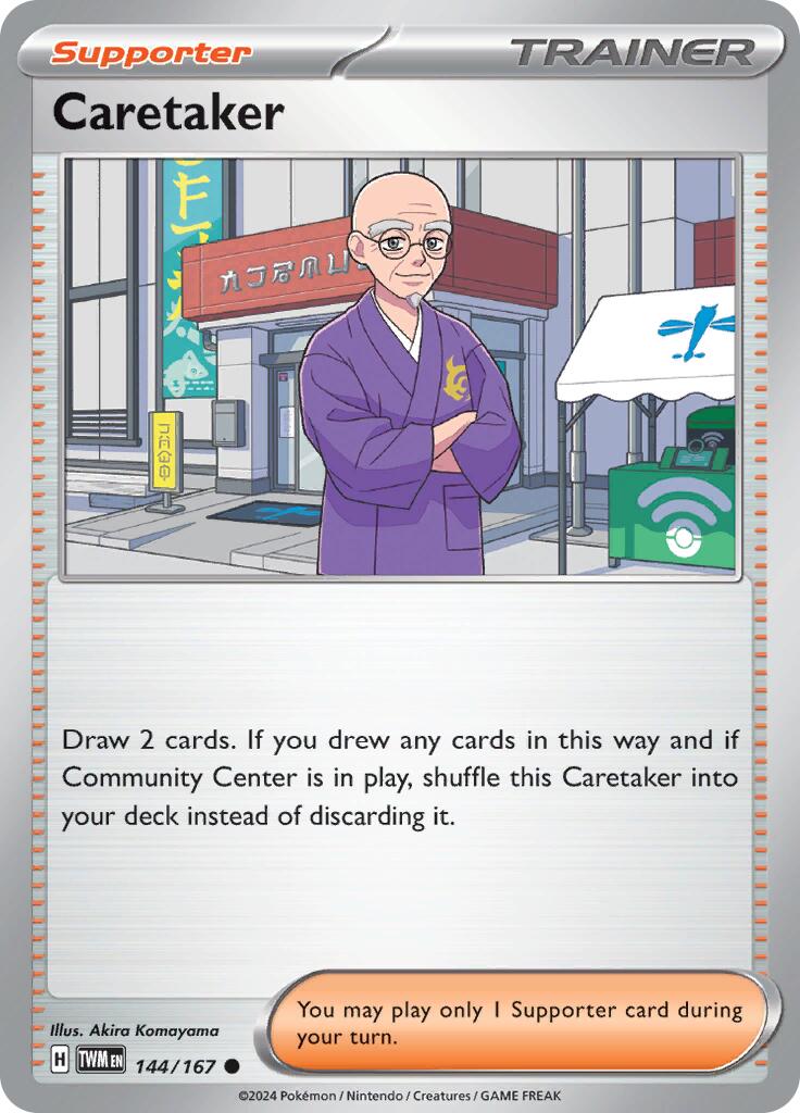 Caretaker (144/167) [Scarlet & Violet: Twilight Masquerade] | Good Games North