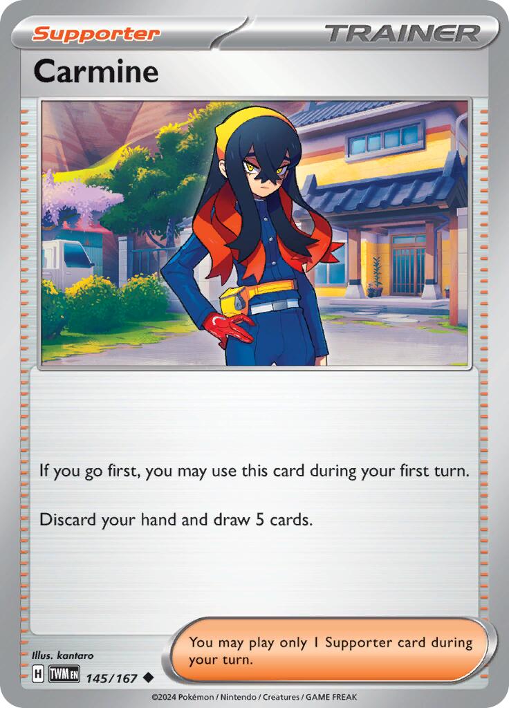 Carmine (145/167) [Scarlet & Violet: Twilight Masquerade] | Good Games North
